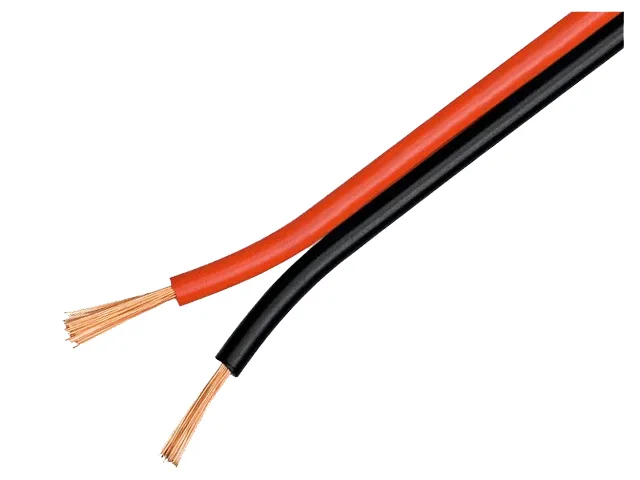 Rood/zwart aansluitsnoer 2,5mm²