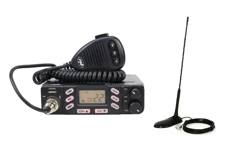 PNI HP 6800 + Extra 45 magneetantenne. Complete set