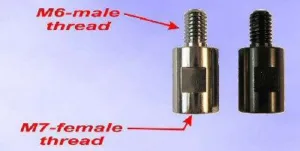 Adapter M7-m M6-F chrome