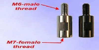 Adapter M7-m M6-F chrome