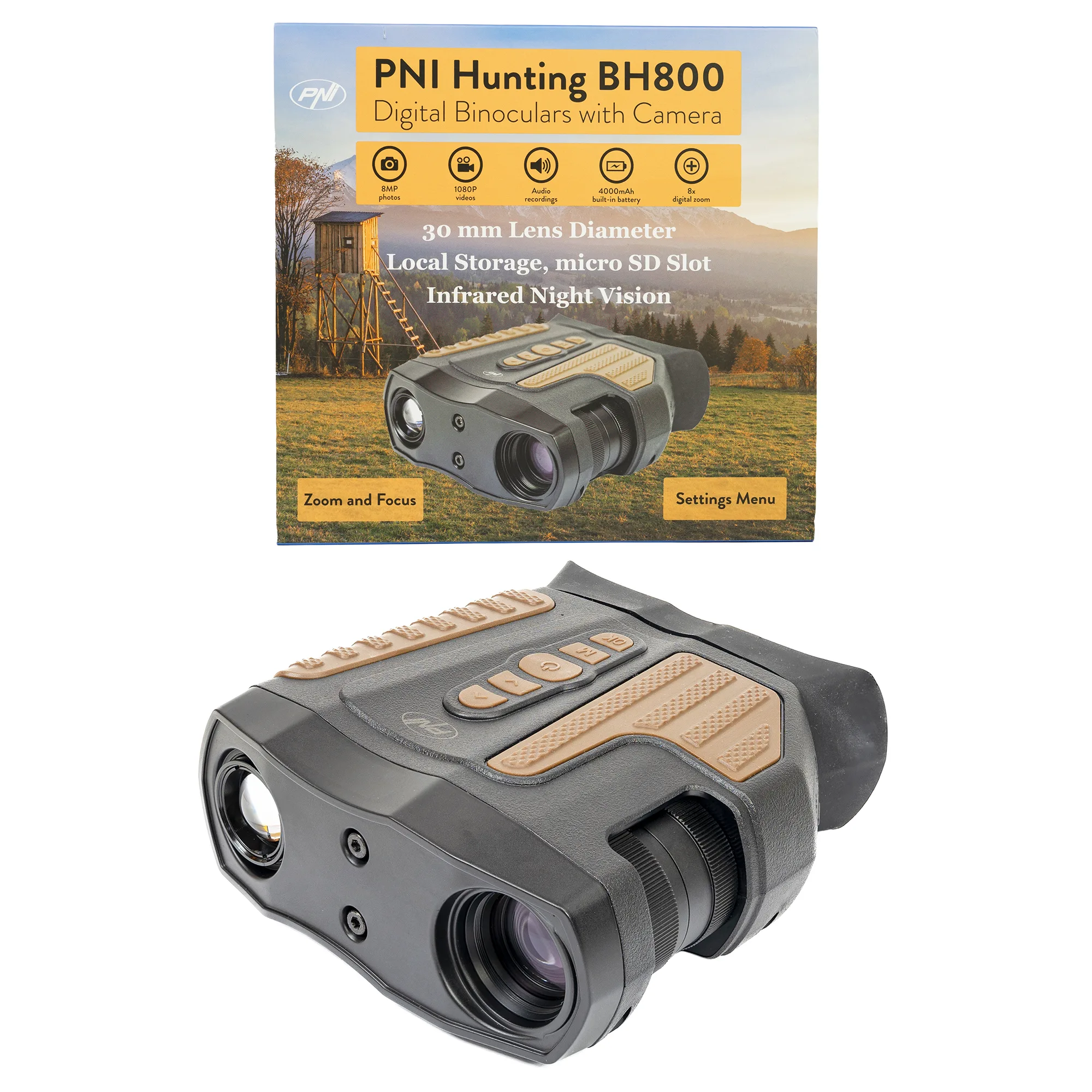 PNI BH800 Digitale Verrekijker met infrarood