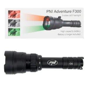 PNI Adventure F300 LED 3-kleuren Zaklamp