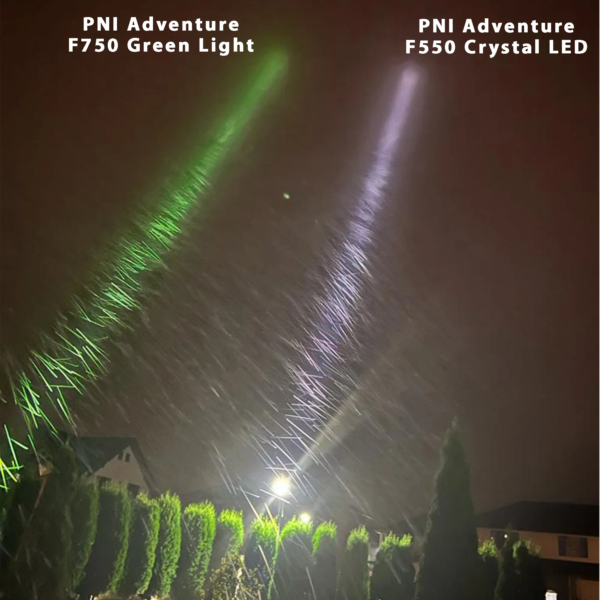 PNI Adventure F750 Green Light LED zaklamp