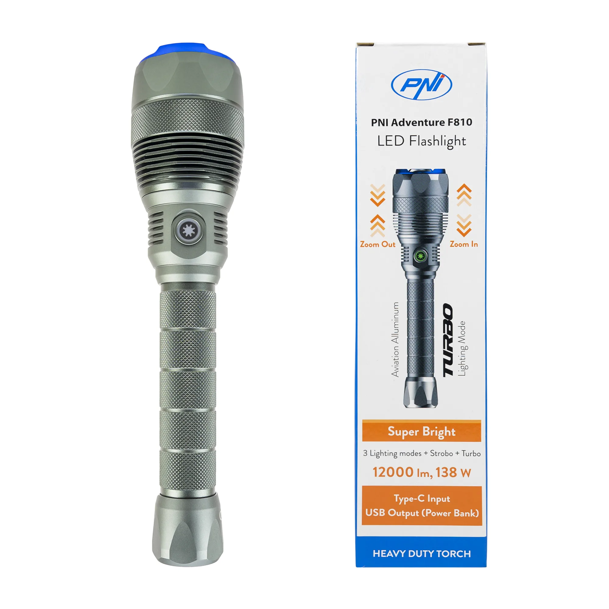 PNI Adventure F810 LED zaklamp