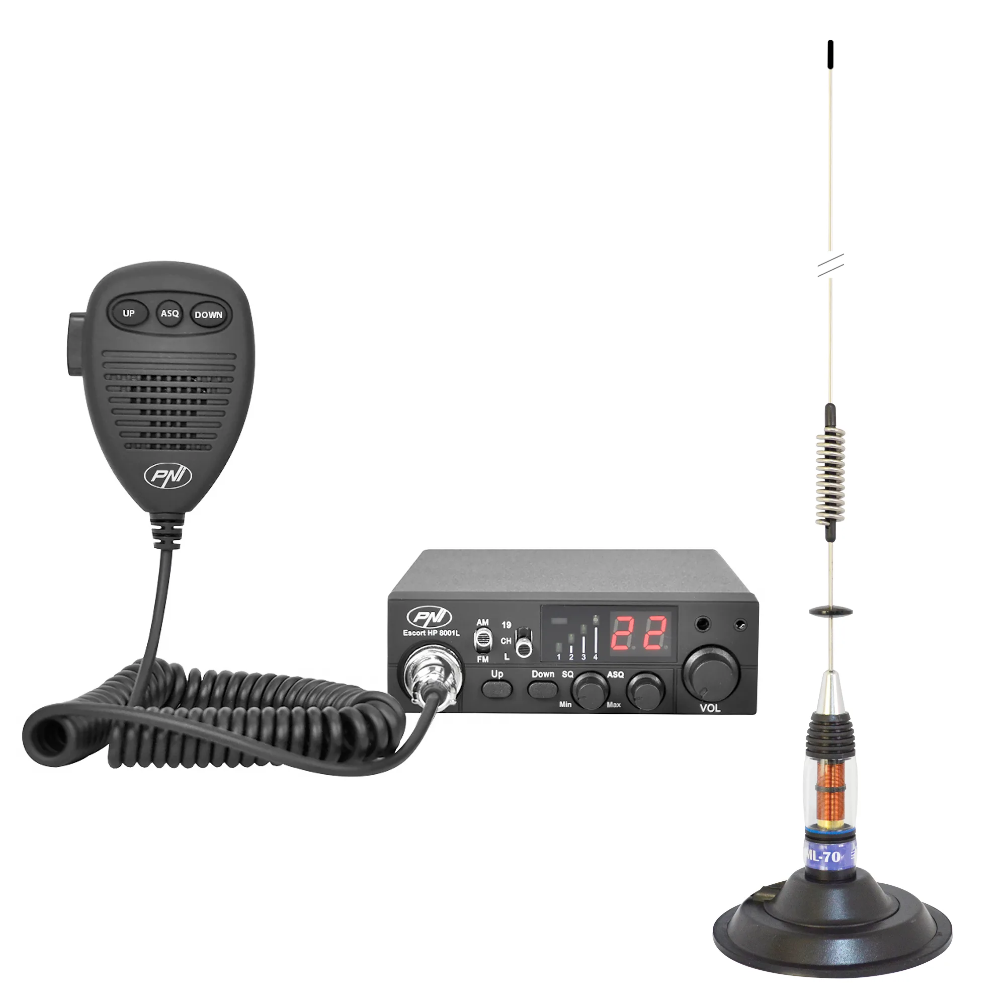 PNI HP 8001L + PNI ML70 Complete set