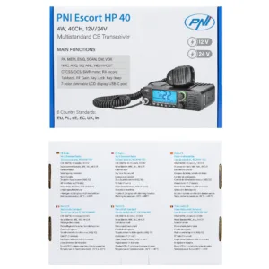 PNI HP 40 12/24V inclusief DIN Frame