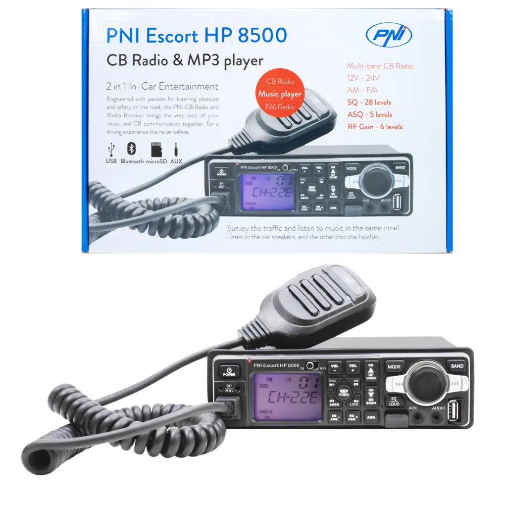 PNI HP 8500 CB + Autoradio