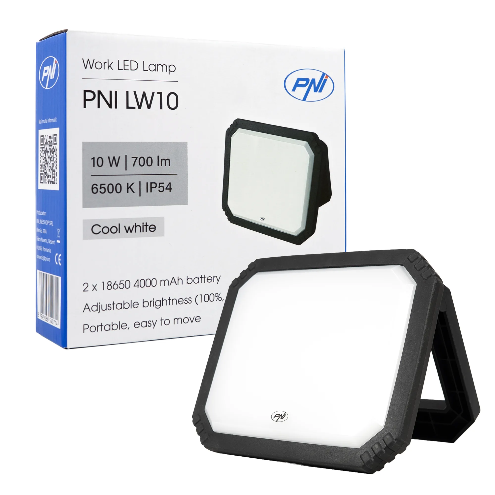 PNI LW10 10W LED draagbare werklamp