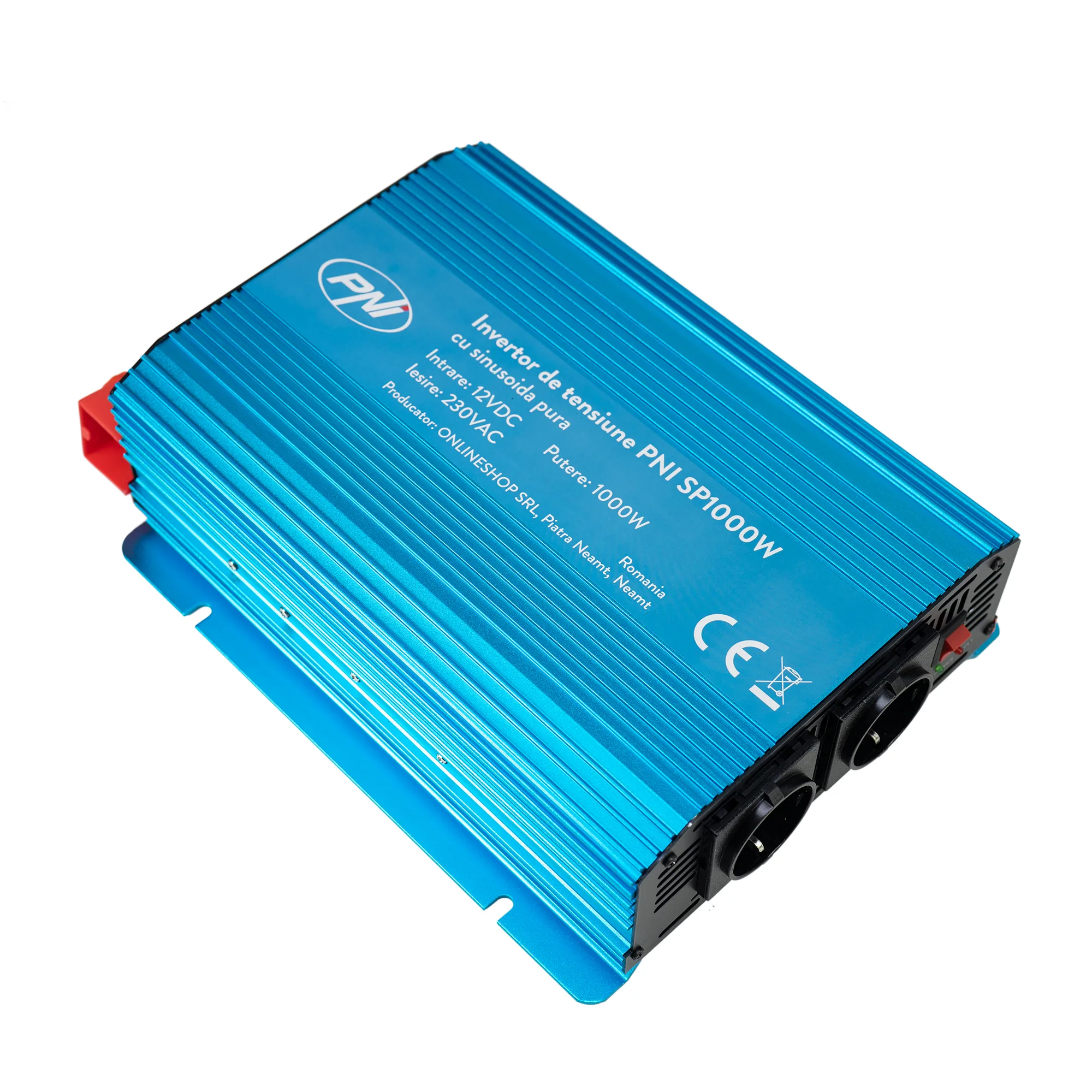 PNI SP1000W Zuivere Sinus Omvormer 12V DC-230V AC