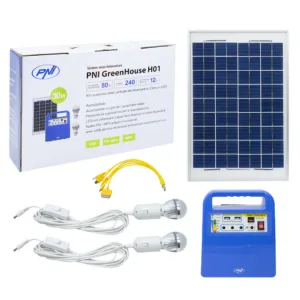 PNI H01 Zonnepaneel met accu en radio