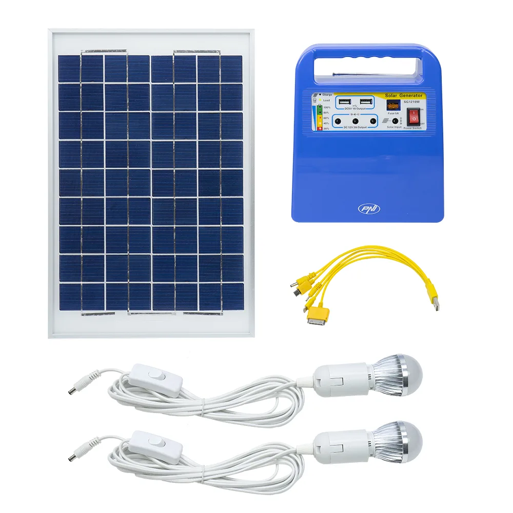 PNI H01 Zonnepaneel met accu en radio