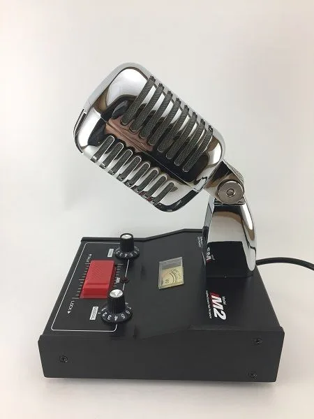 Delta M2 Chrome Tafelmicrofoon